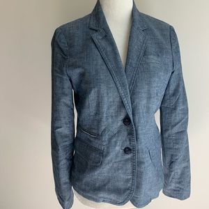 J. Crew Schoolboy Blazer In Chambray
